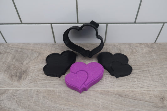 Hearts Bath Bomb Mold