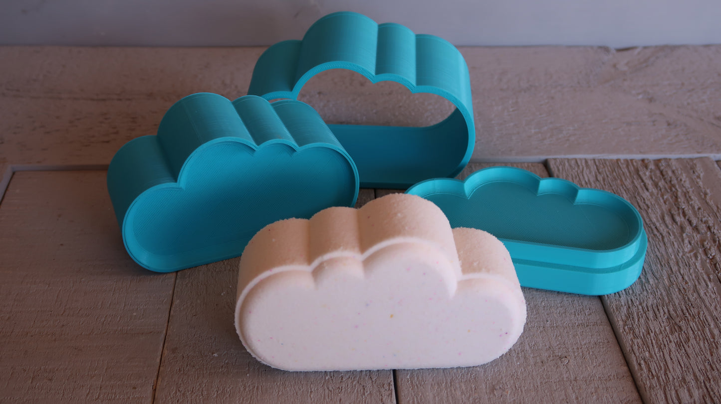 Cloud Bath Bomb Mold