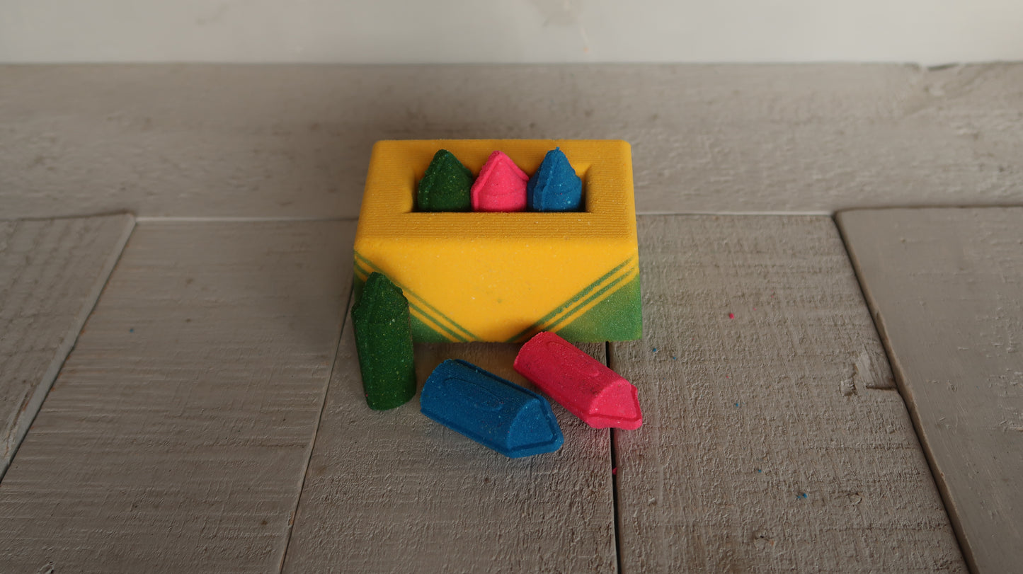 Crayon Box Bath Bomb Mold