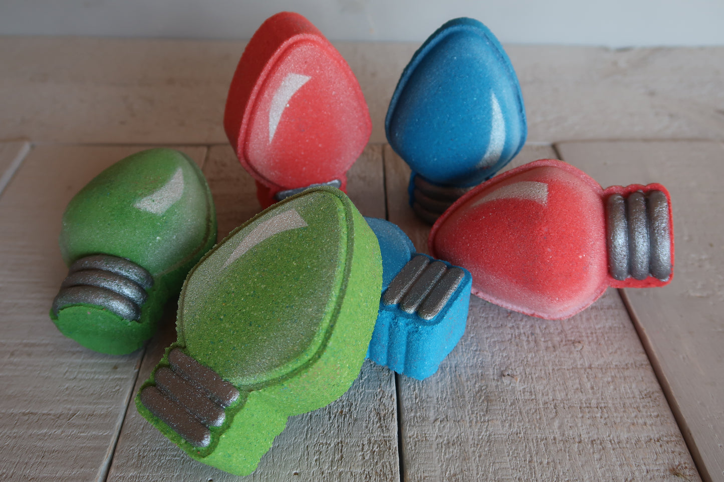 Christmas Light Bulb Bath Bomb Mold