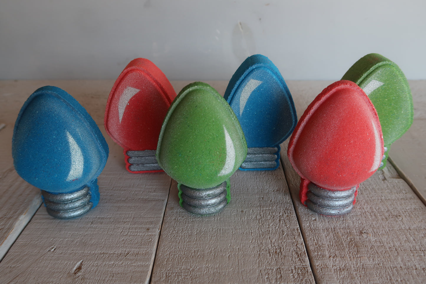 Christmas Light Bulb Bath Bomb Mold