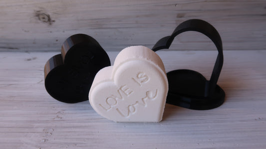 Love is Love Bath Bomb Mold