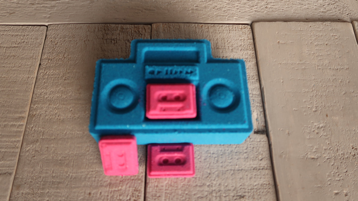 Stereo/Cassette Tape Bath Bomb Mold