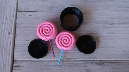 Swirl Lolliop Bath Bomb Mold