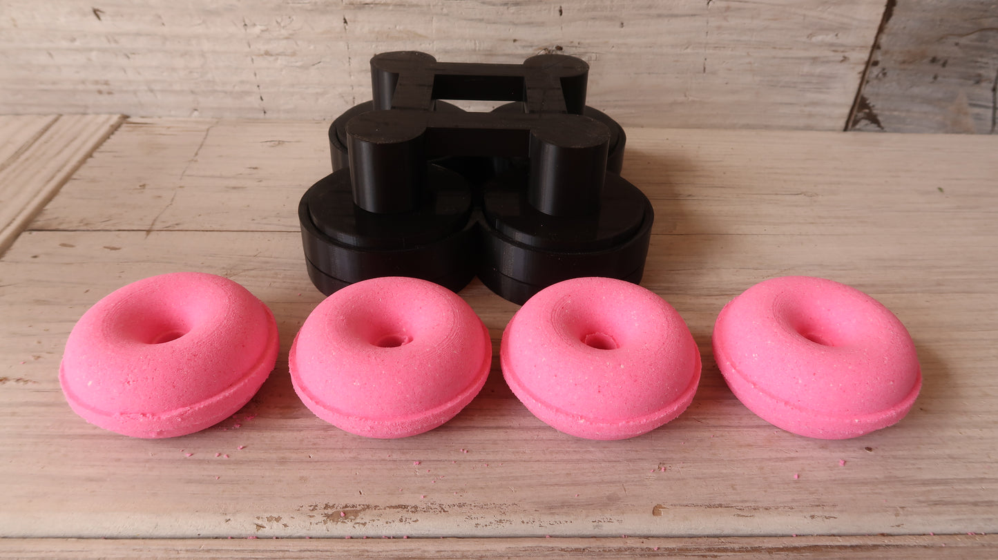 Donut Quad Bath Bomb Mold