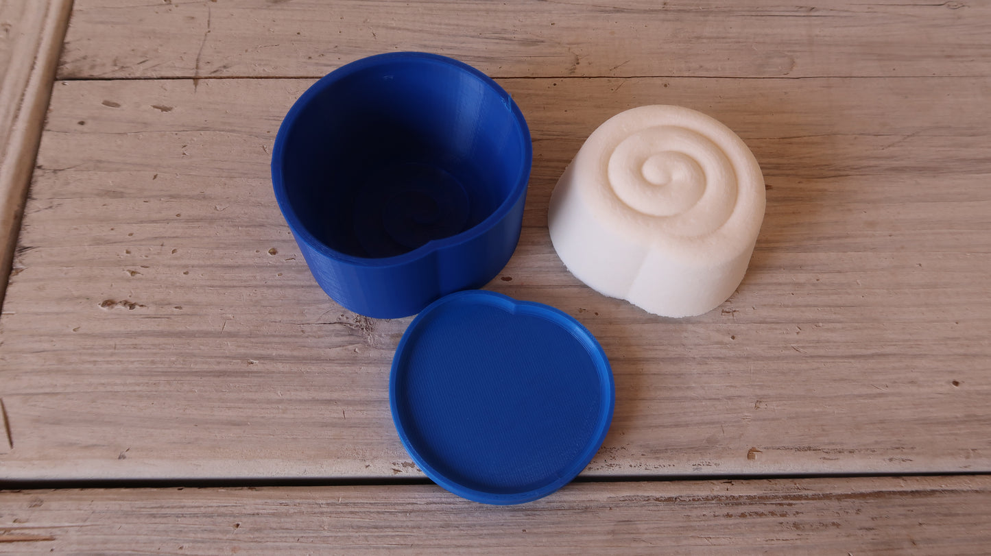 Cinnamon Roll Bath Bomb Mold