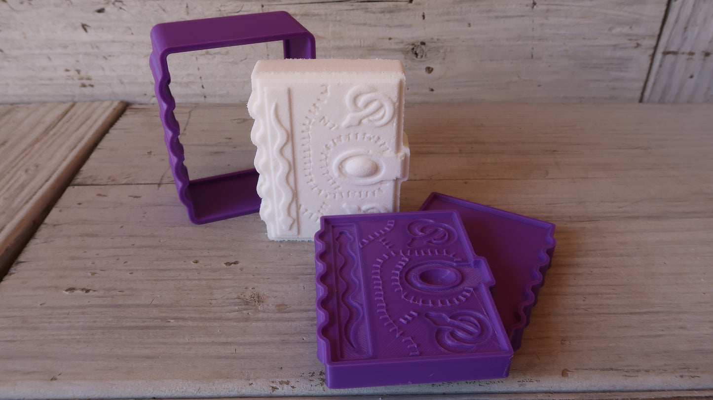 Spell Book Bath Bomb Mold