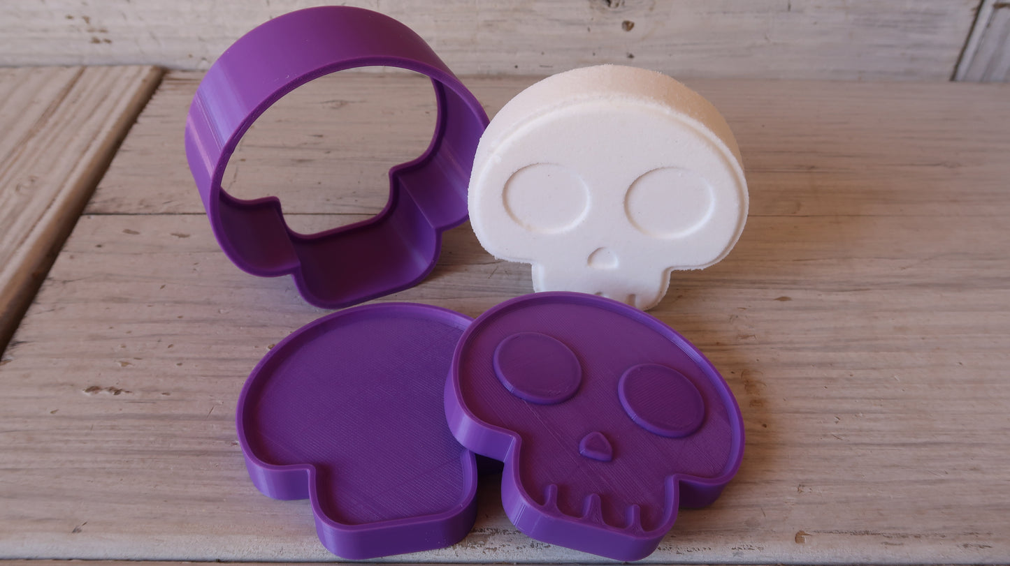 Skull Bath Bomb Mold