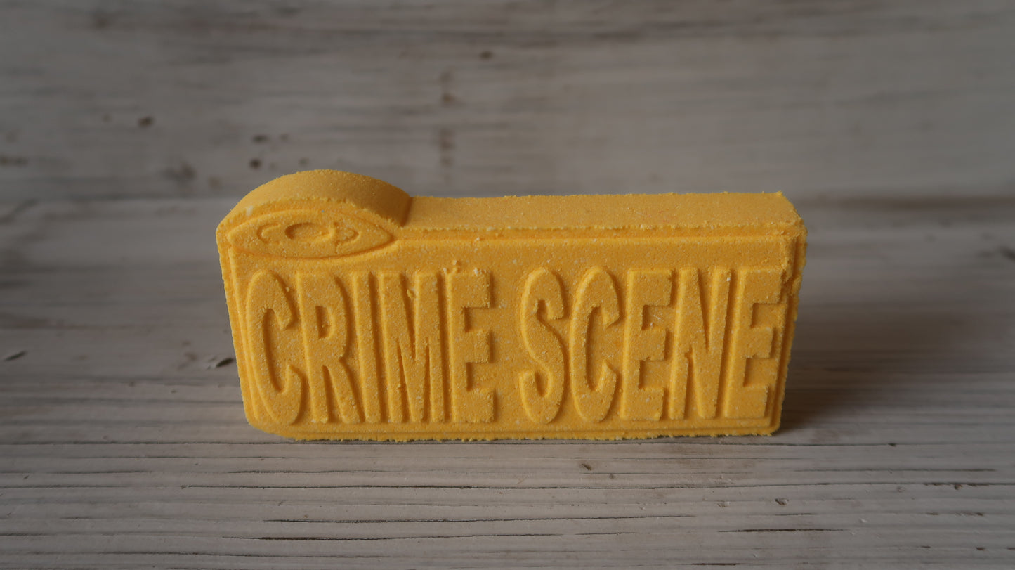 Crime Scene Tape Bath Bomb Mold