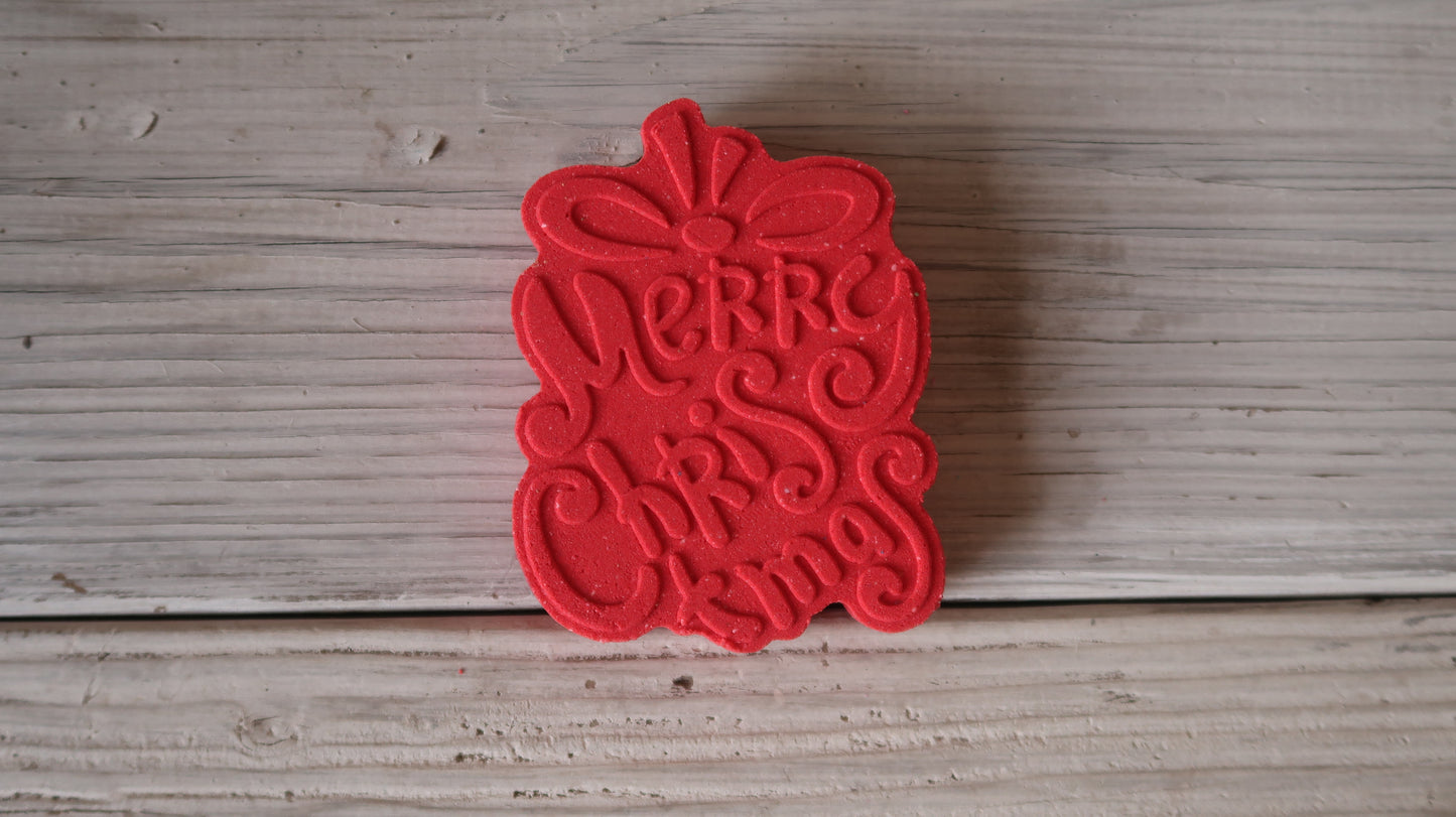 Merry Christmas Bath Bomb Mold