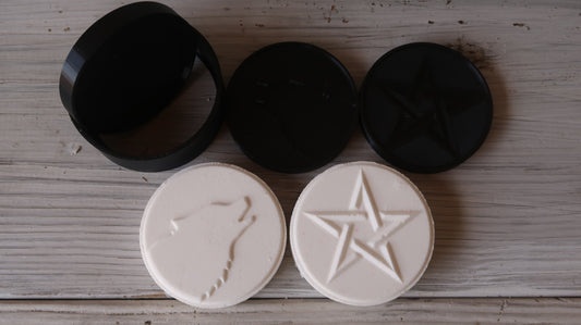 Pentagram/Wolf Bath Bomb Mold