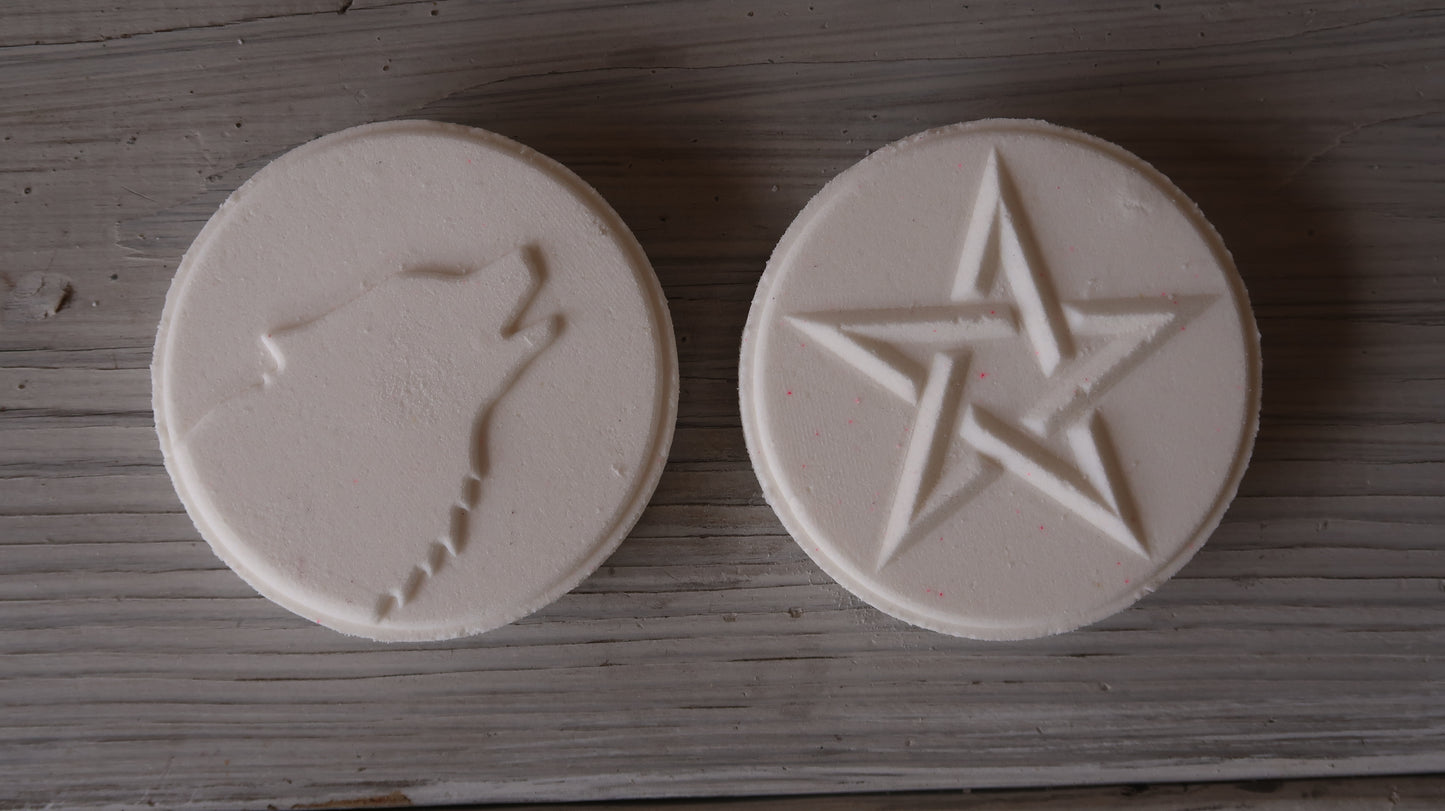 Pentagram/Wolf Bath Bomb Mold