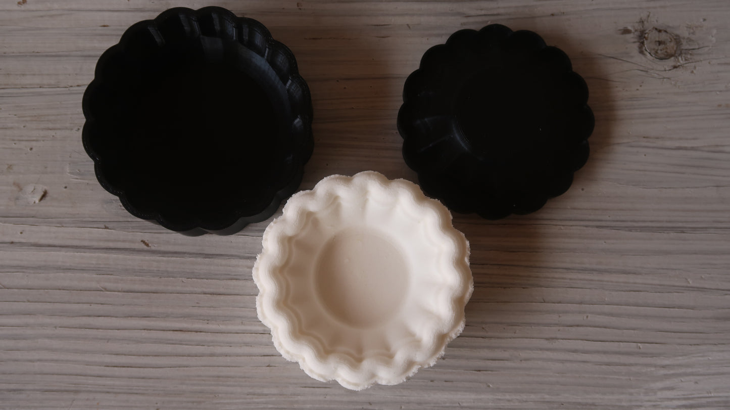 Empty Pie Shell Bath Bomb Mold