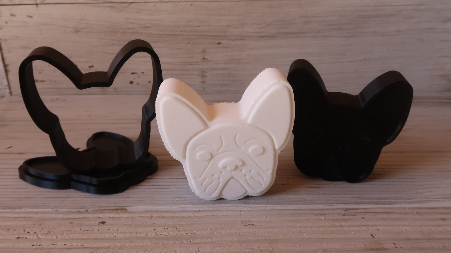 Frenchie Bath Bomb Mold