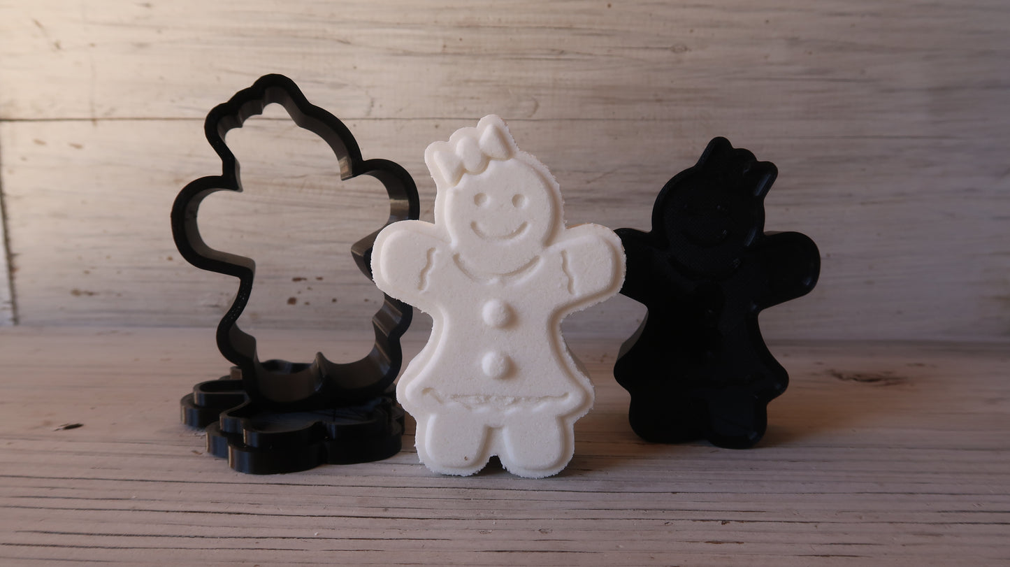 Ginger Bread Man/Woman Bath Bomb Mold