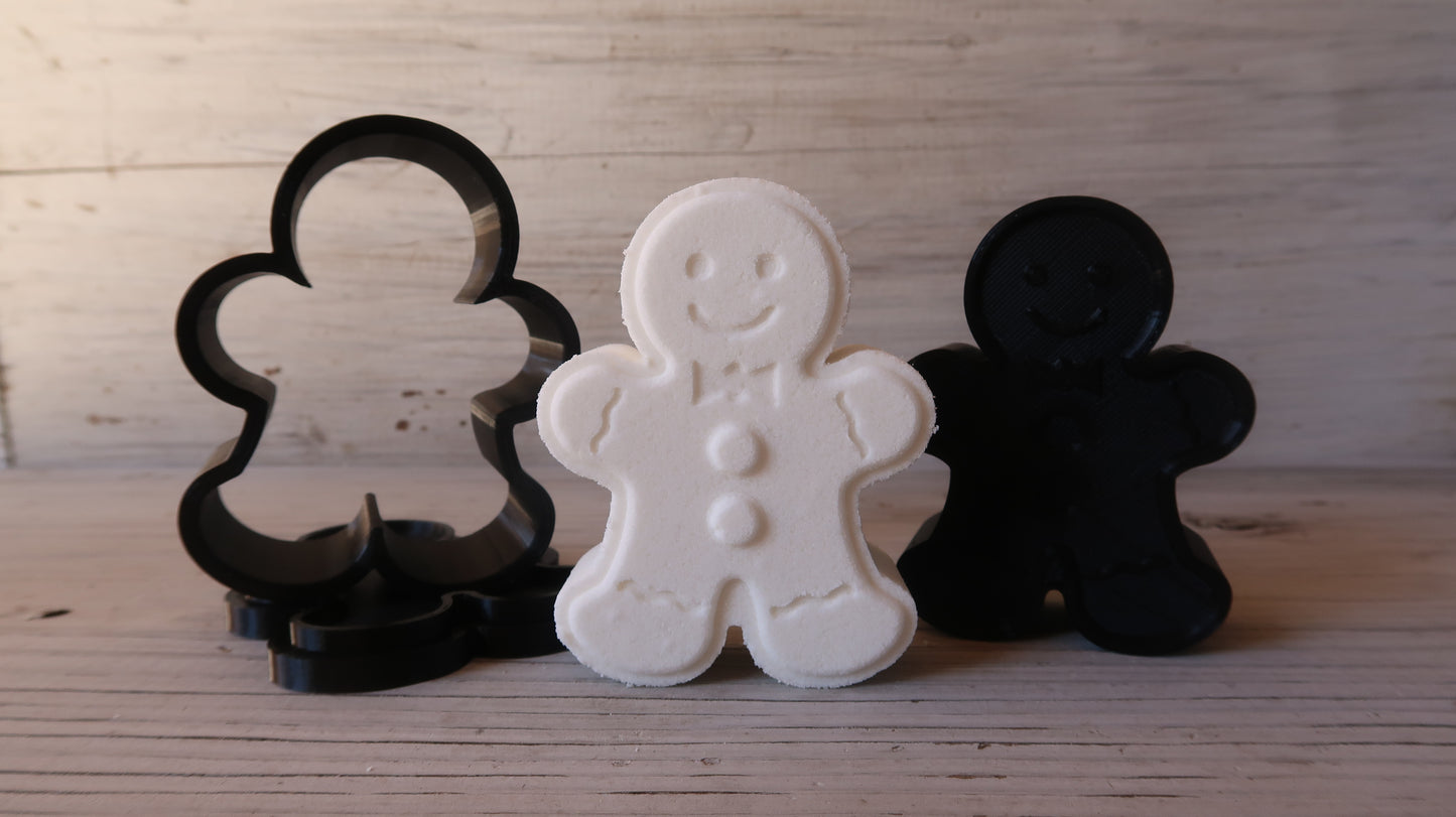 Ginger Bread Man/Woman Bath Bomb Mold