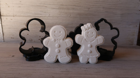 Ginger Bread Man/Woman Bath Bomb Mold