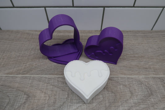 Melting Heart Bath Bomb Mold