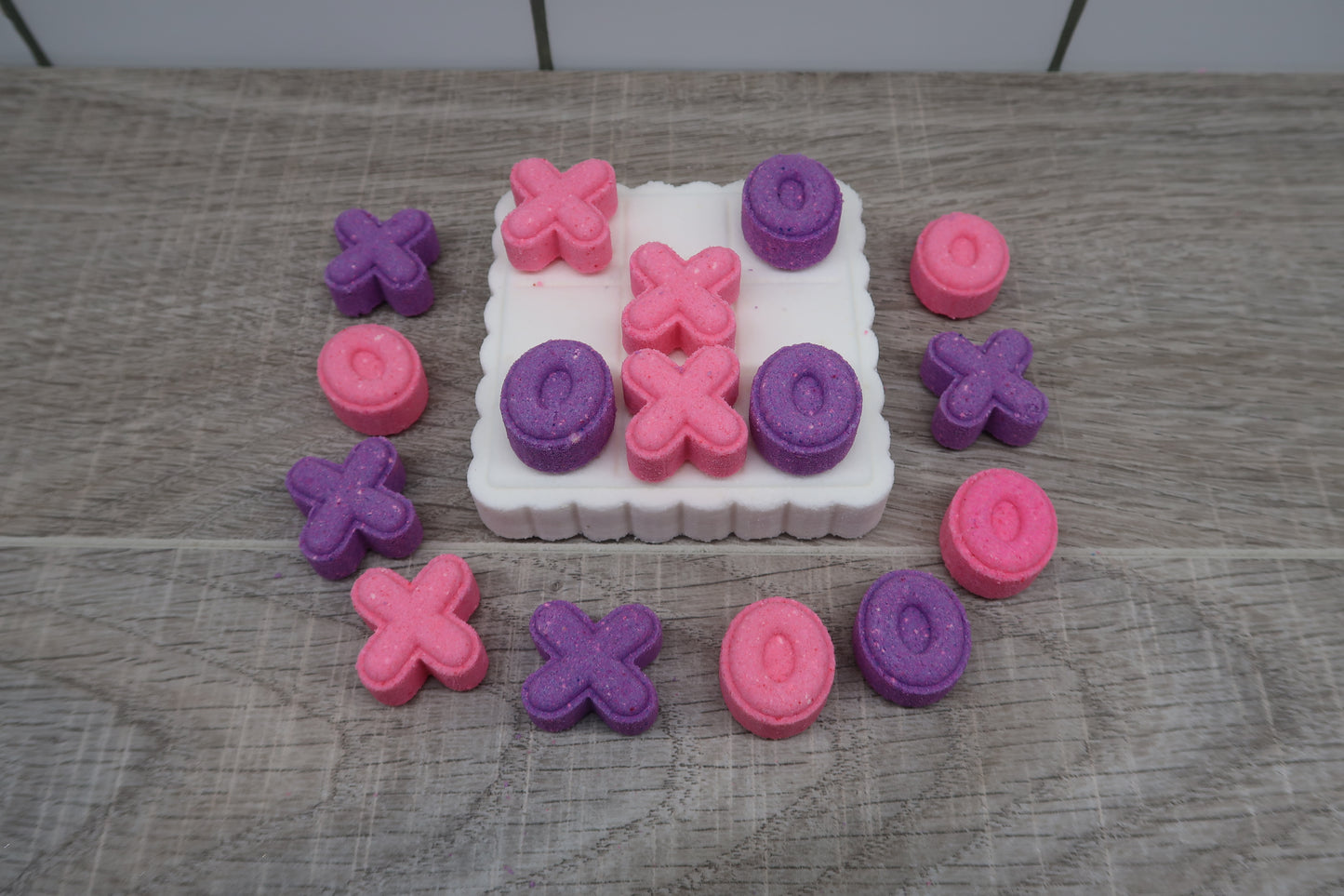 Tic Tac Toe Bath Bomb Mold