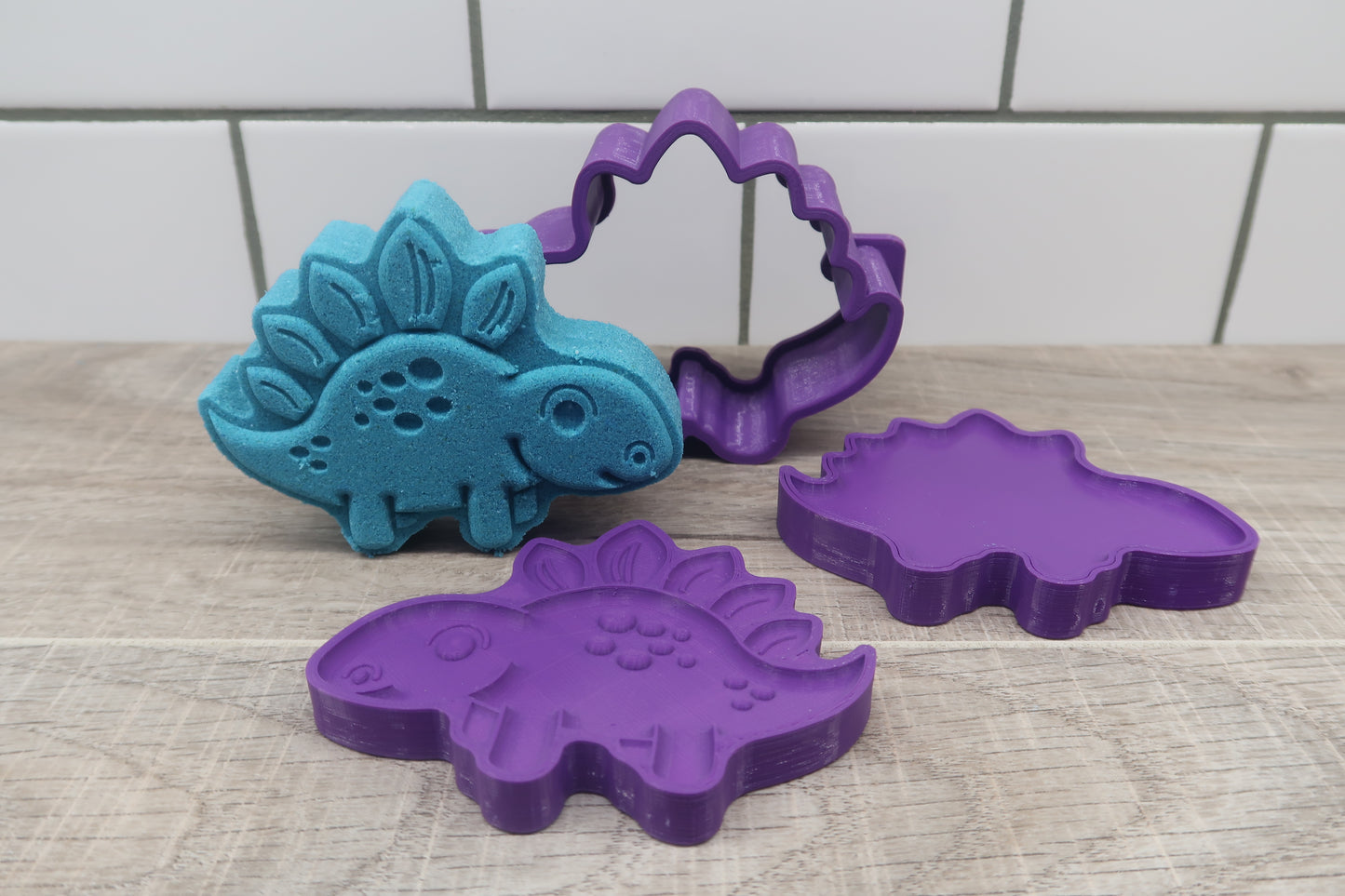 Stegosaurus Bath Bomb Mold