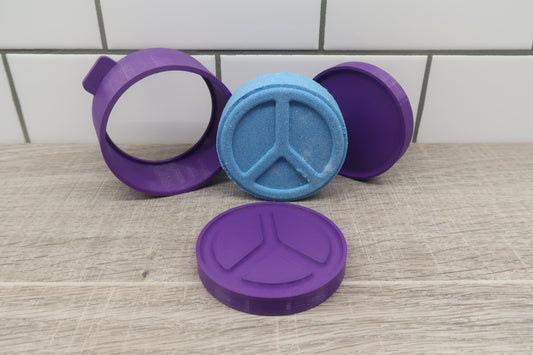 Peace Sign Bath Bomb Mold