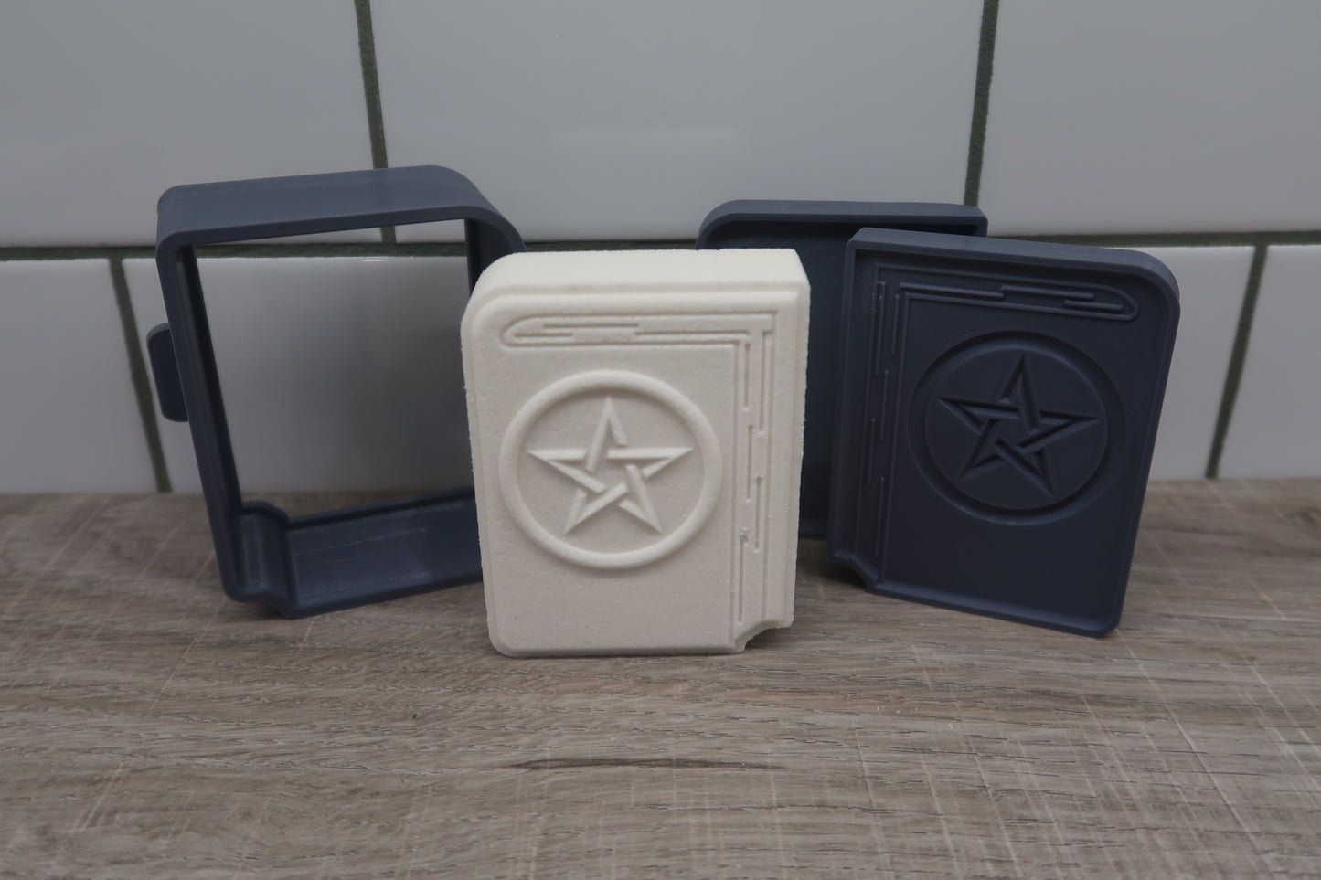 Pentagram Book Bath Bomb Mold