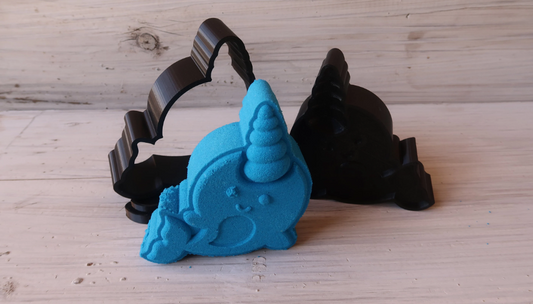 Narwhal Bath Bomb Mold