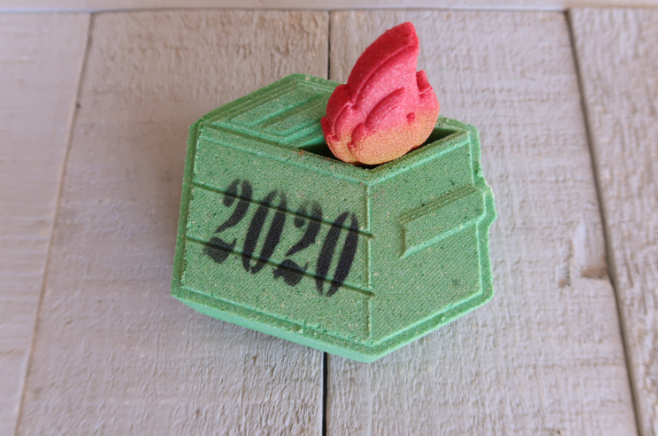 Dumpster Fire Bath Bomb Mold