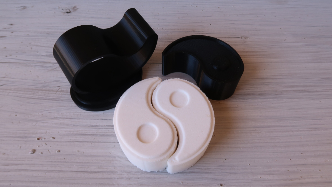 Yin Yang Bath Bomb Mold