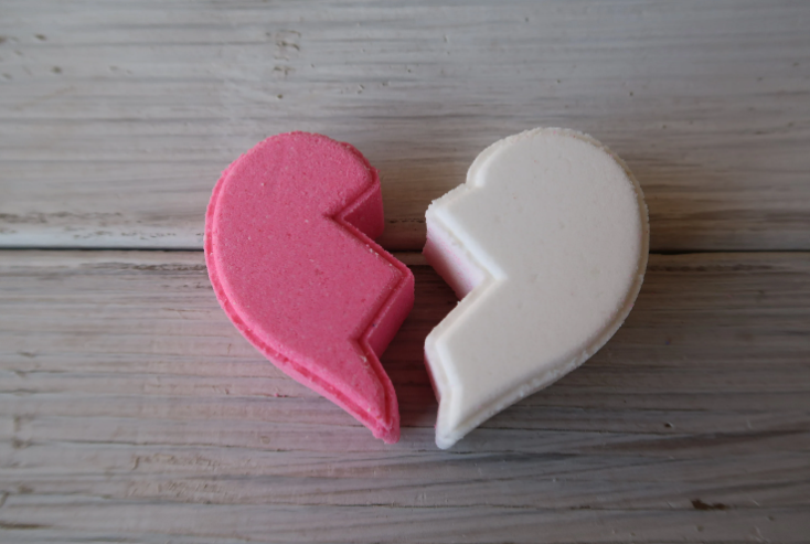 Broken Heart Bath Bomb Mold