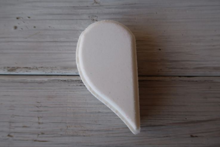 Half Heart Bath Bomb Mold