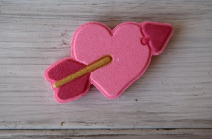 Arrow Heart Bath Bomb Mold