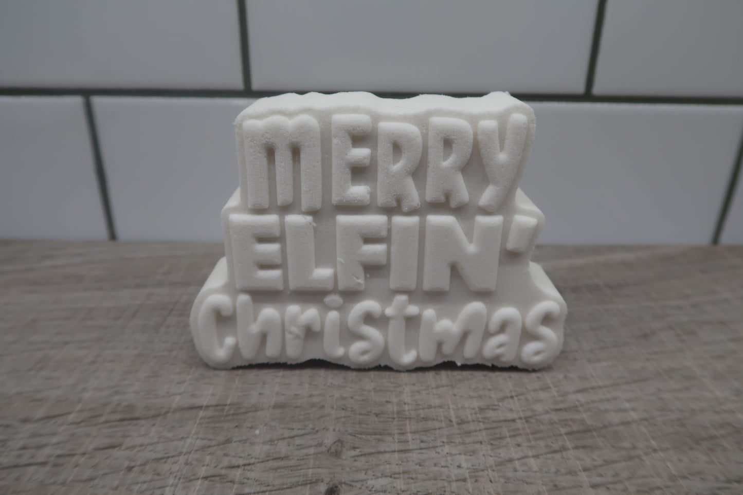 Merry Elfin' Christmas Bath Bomb Mold