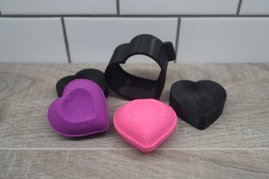 Heart Indent Bath Bomb Mold