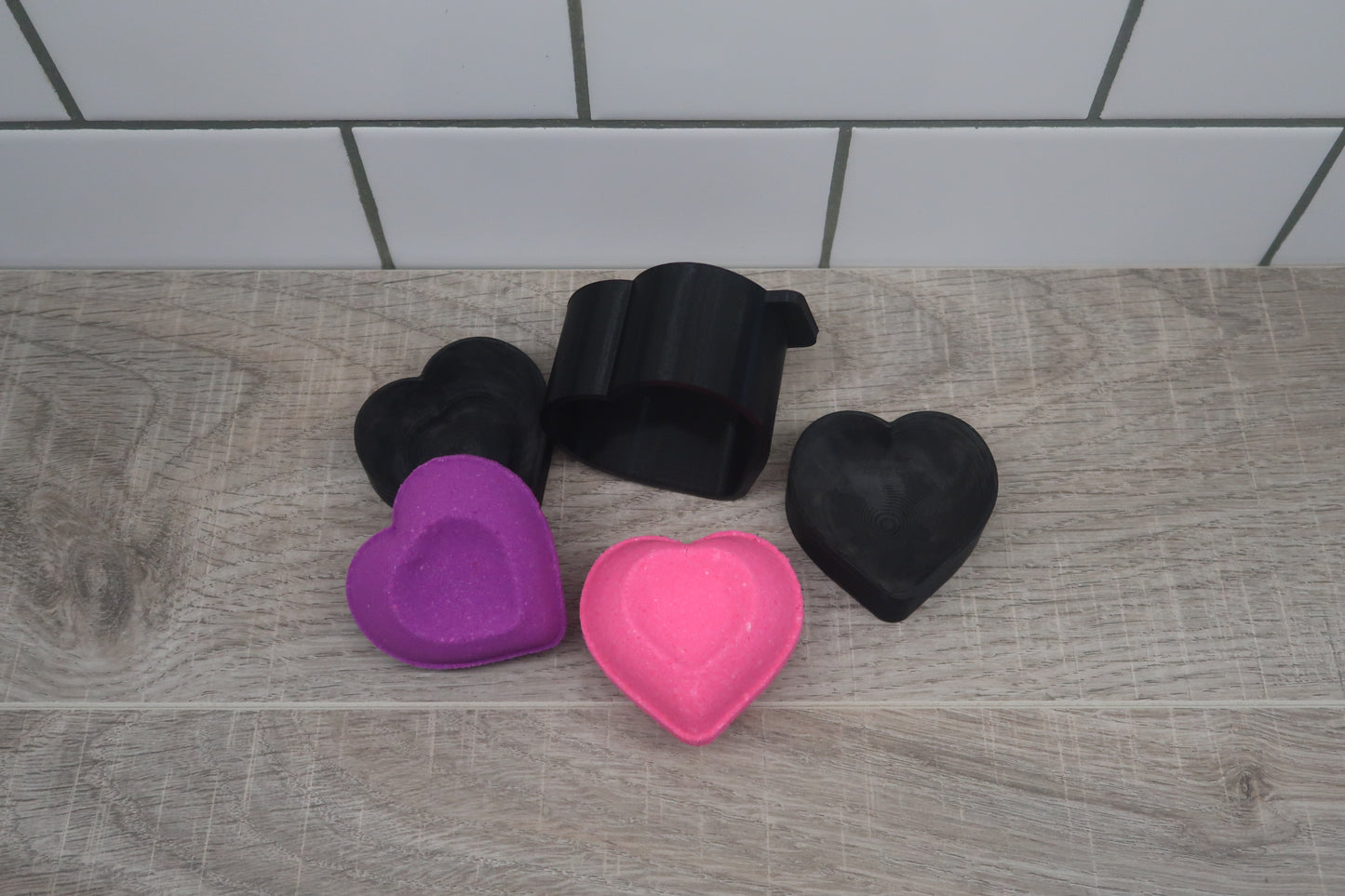 Heart Indent Bath Bomb Mold