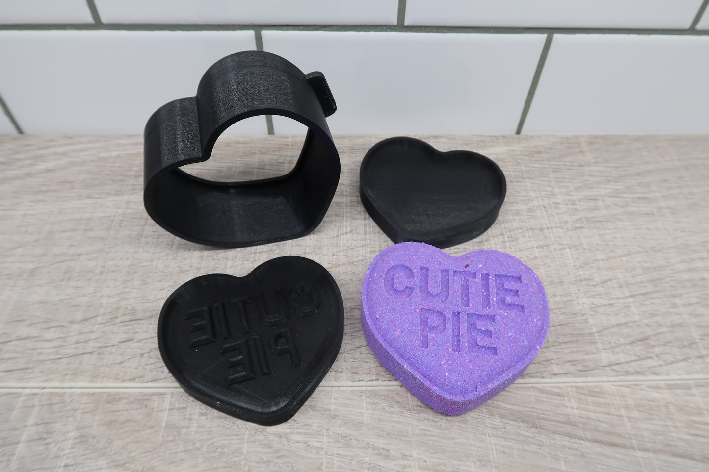 New Conversation Heart Bath Bomb Mold