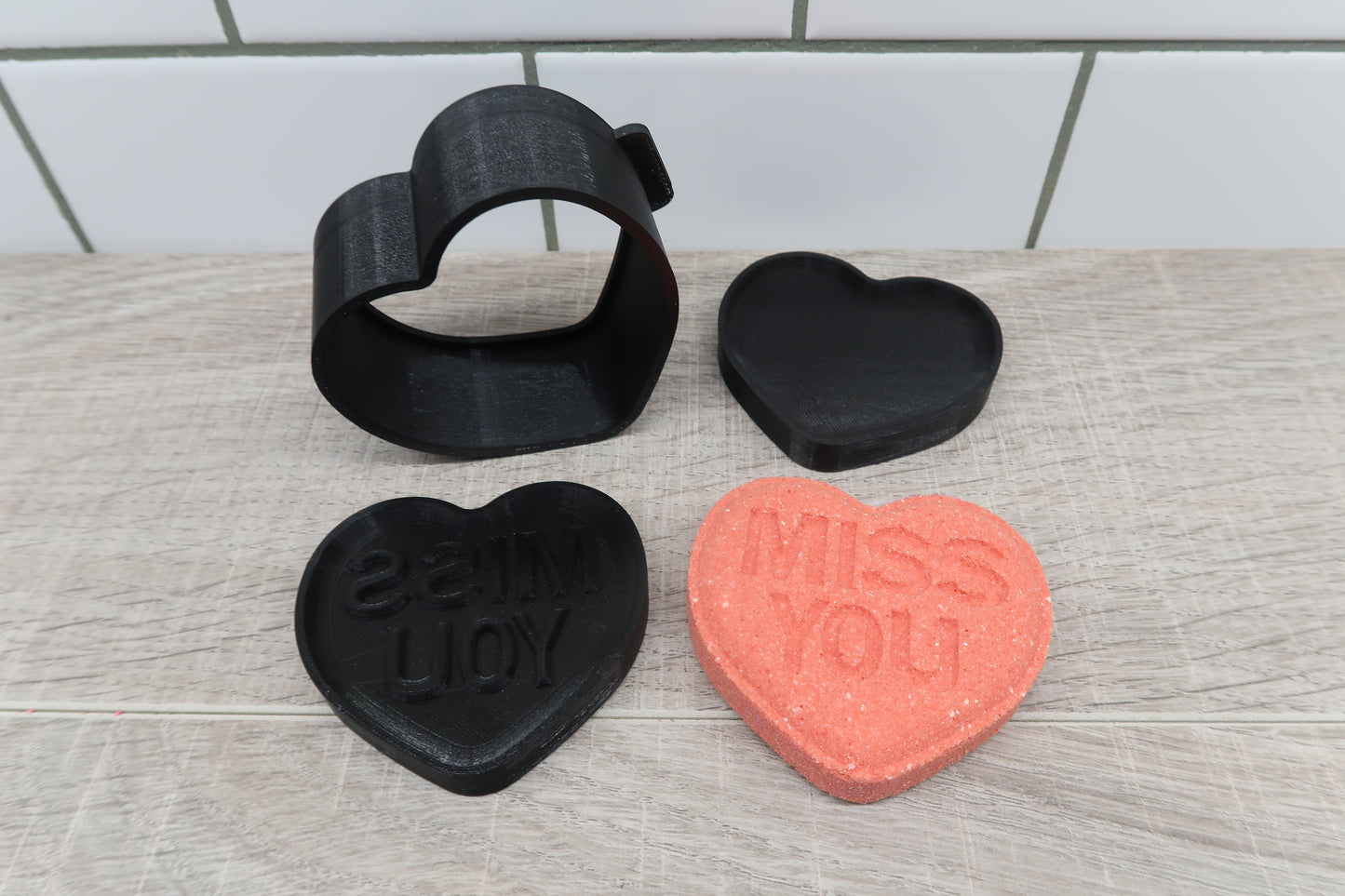 New Conversation Heart Bath Bomb Mold