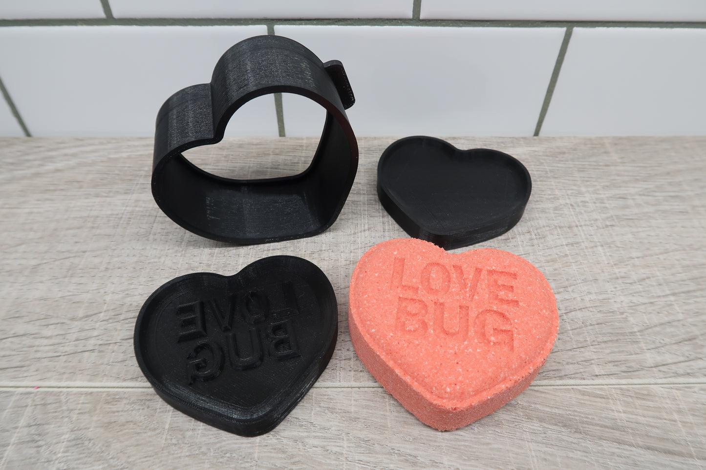 New Conversation Heart Bath Bomb Mold