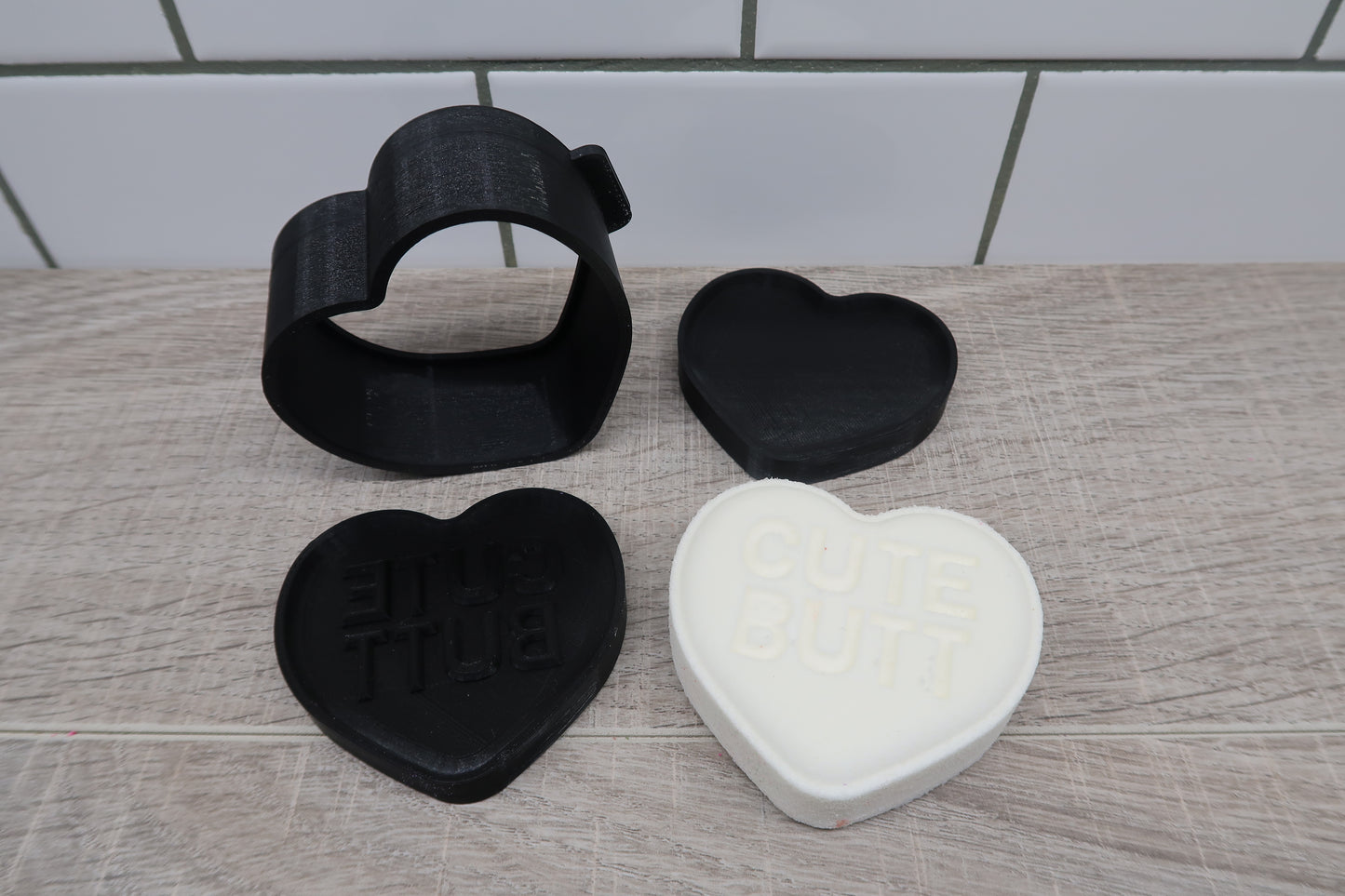 New Conversation Heart Bath Bomb Mold