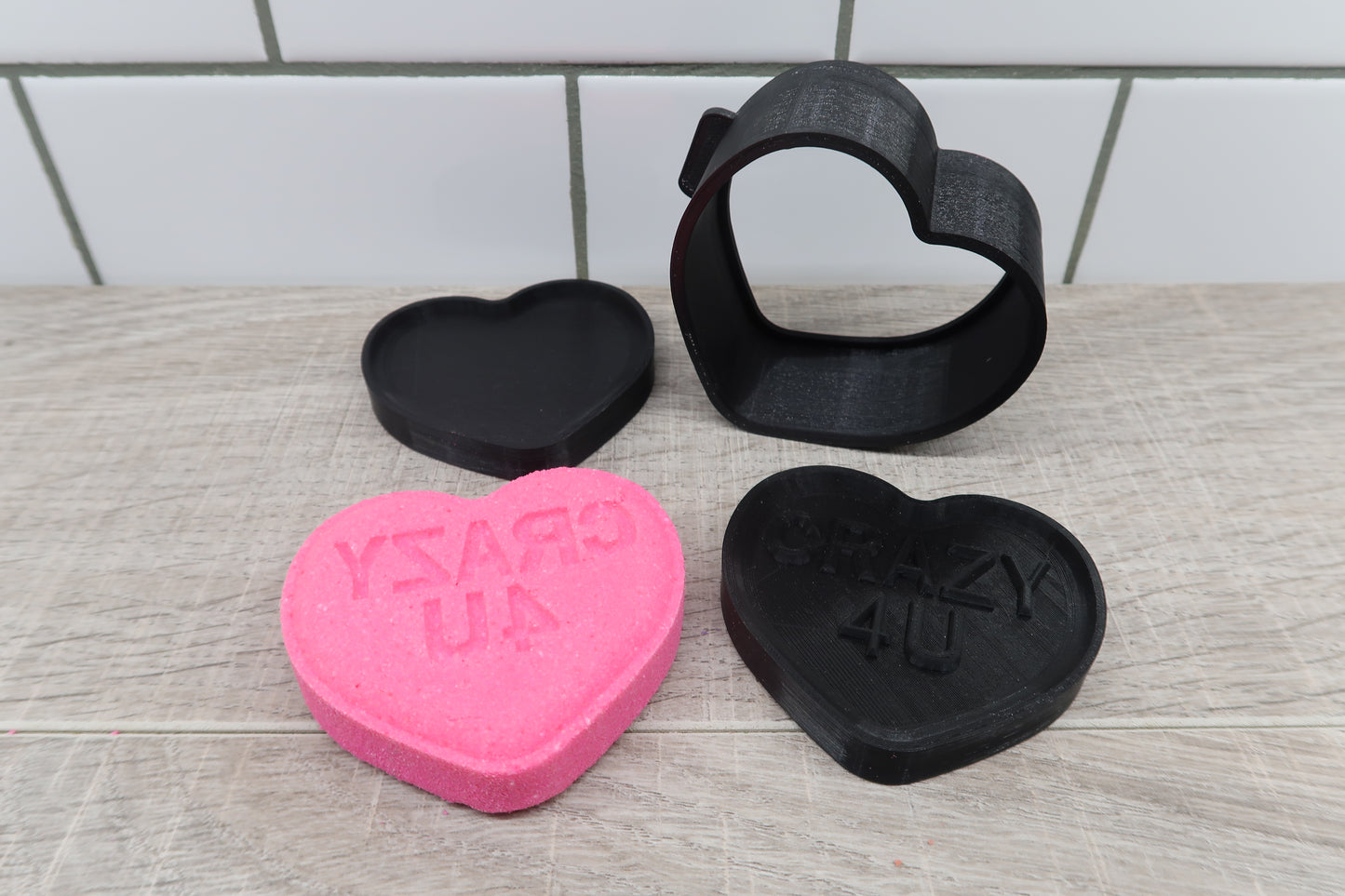 New Conversation Heart Bath Bomb Mold